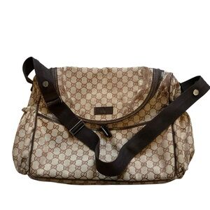 Authentic Gucci supreme diaper bag